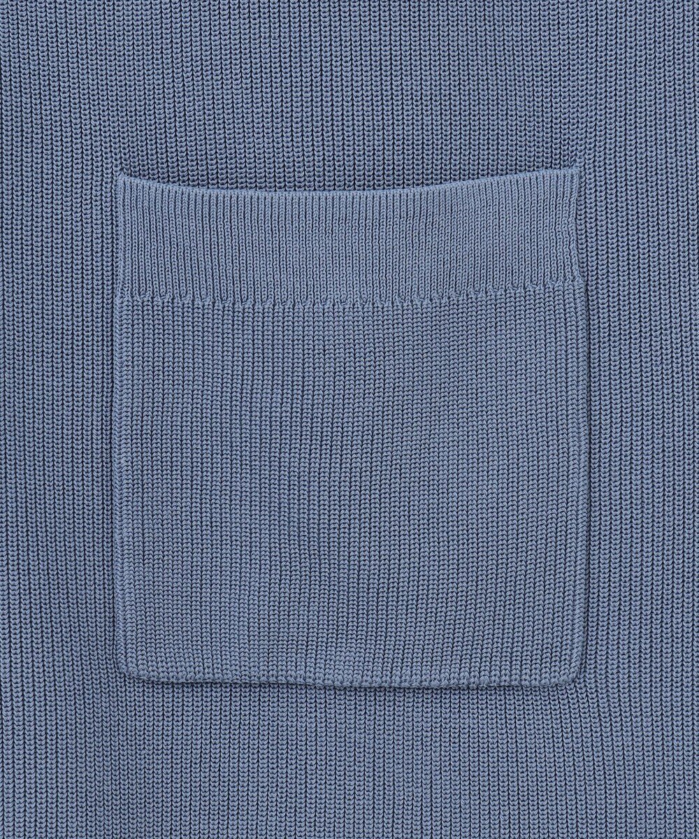 J.PRESS LADIES 【洗える】 ガスコットンアウター キーネック カーディガン 