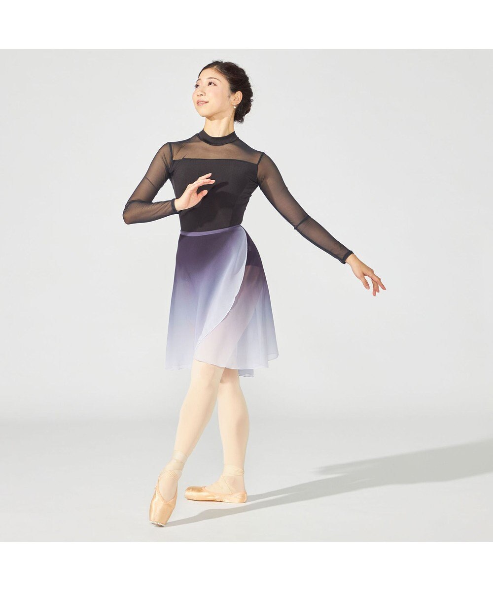 Chacott 【Nela ライン】ロングスリーブレオタード 