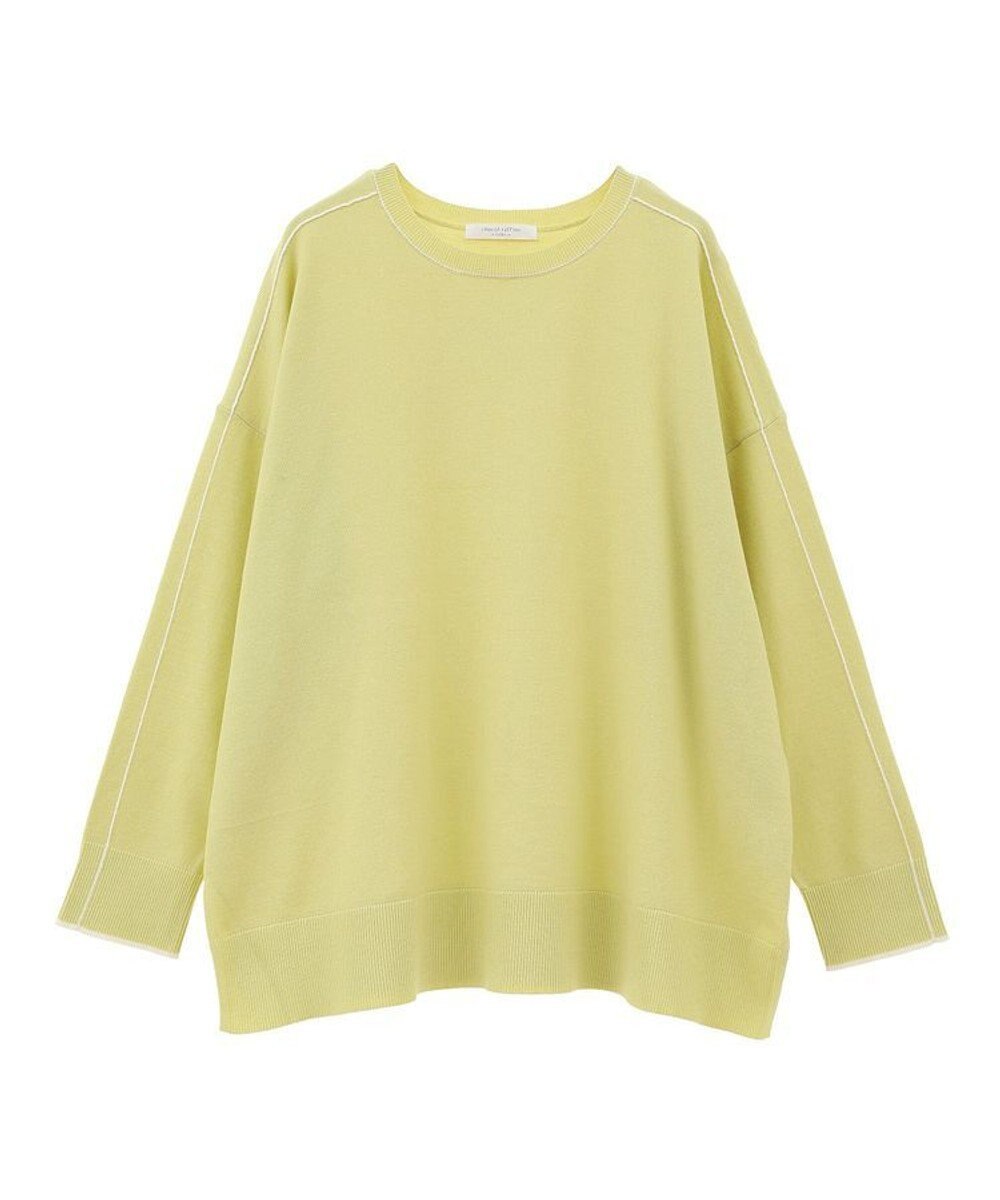 Green Parks アンチピリングライン入りニットプルオーバー 