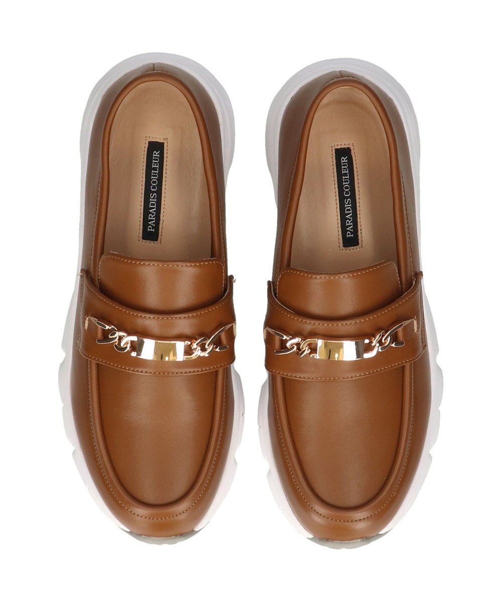 Bridget Birkin 【PARADIS COULEUR】メタルチェーンローファースニーカー 