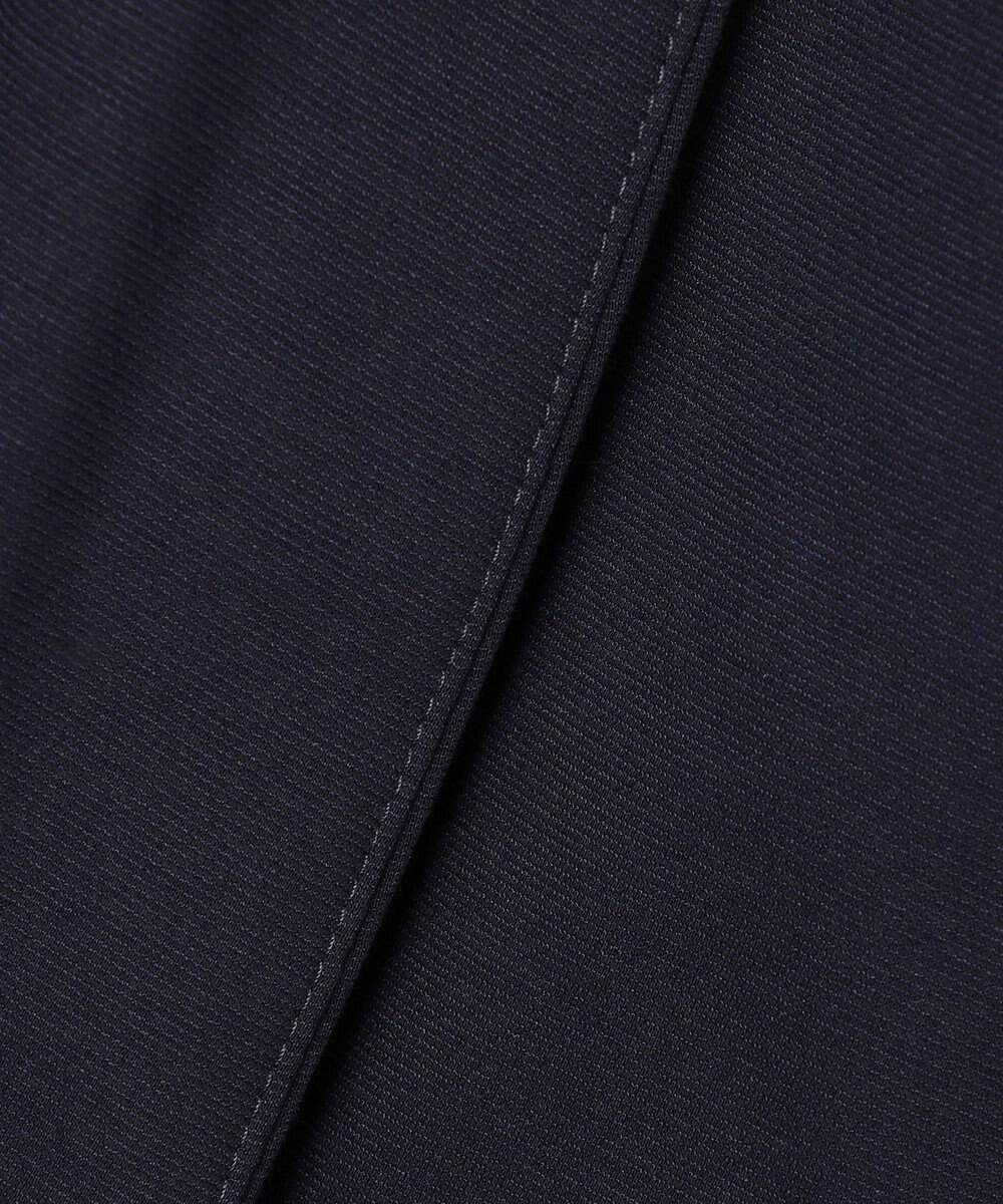 J.PRESS LADIES 【セットアップ対応・洗える・抗菌防臭】T/Cポンチ ノーカラー ジャケット 