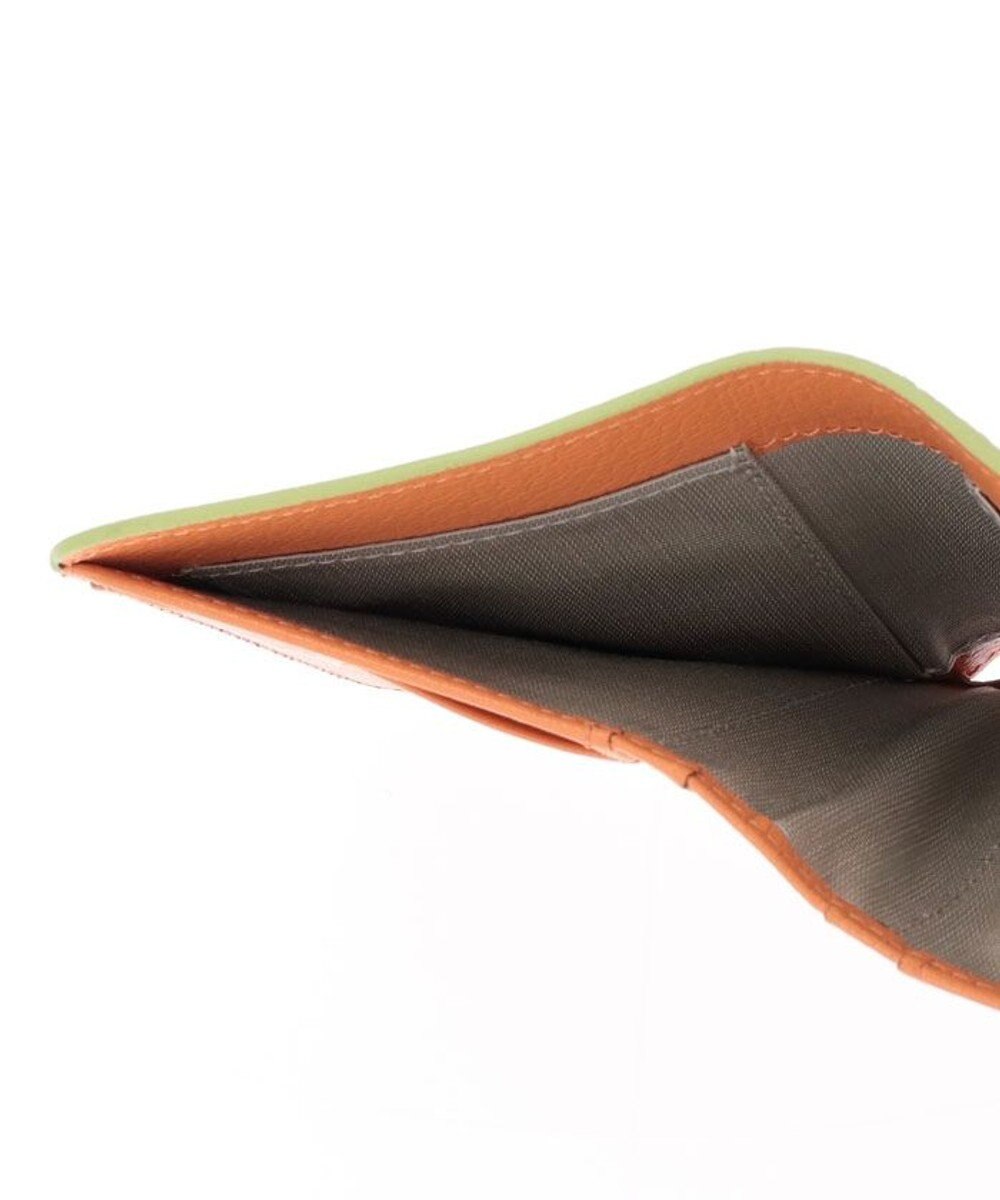 LANVIN en Bleu リム 二つ折りコンパクト財布 