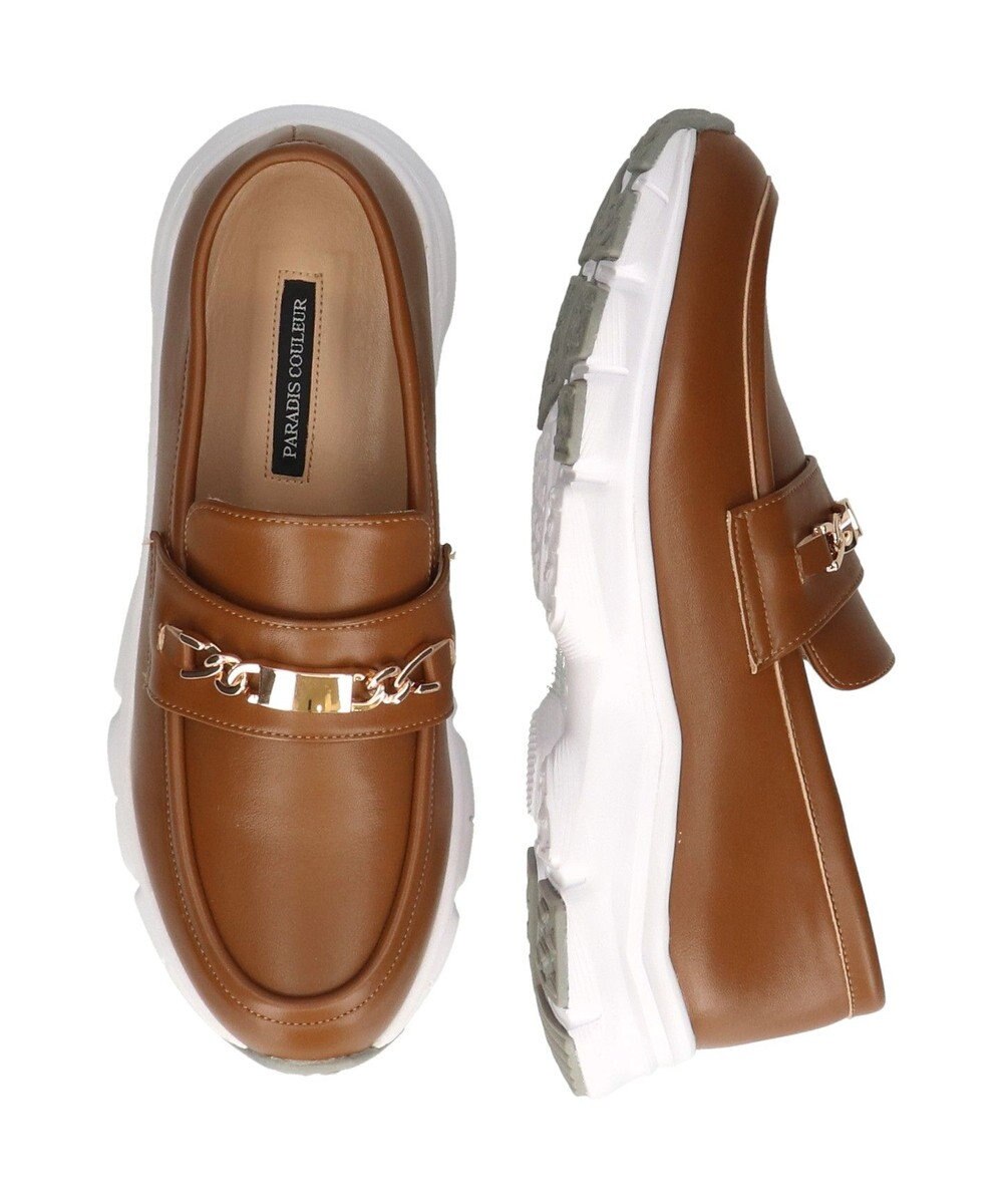 Bridget Birkin 【PARADIS COULEUR】メタルチェーンローファースニーカー 