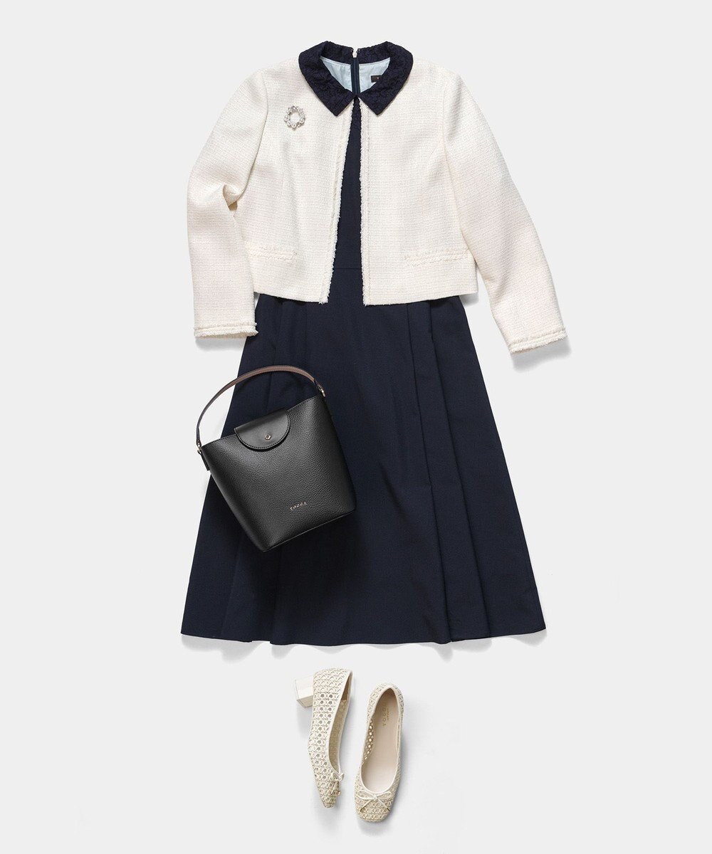 TOCCA PETAL SILHOUETTE LEATHER BAG  レザーバッグ 