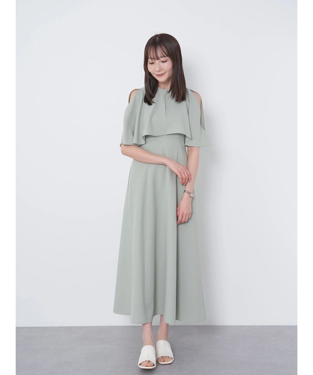 earth music&ecology ＳＥＴ２点ケープ＋キャミワンピース 