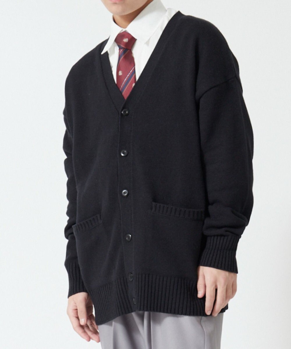 WEGO 【SCHOOL ITEM】メンズスクールニットカーディガン 