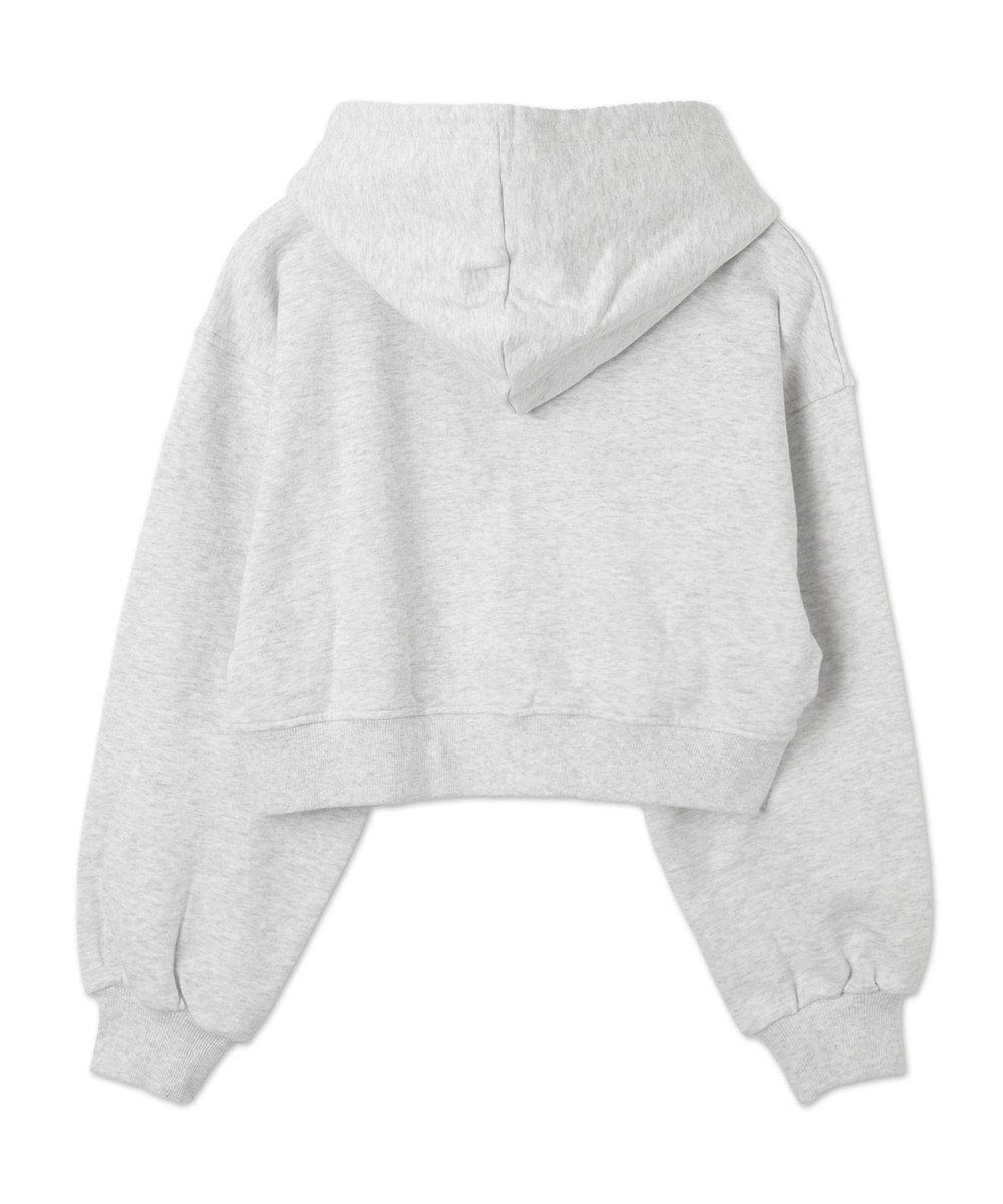 WEGO ロゴジップショートパーカー 