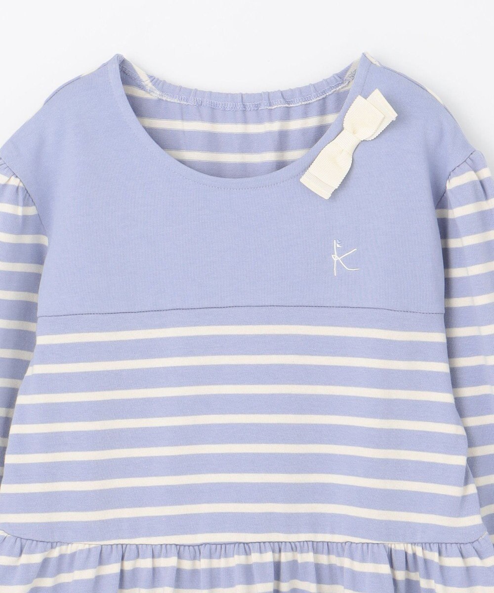 組曲 KIDS 【150-160㎝】ボーダー ワンピース 