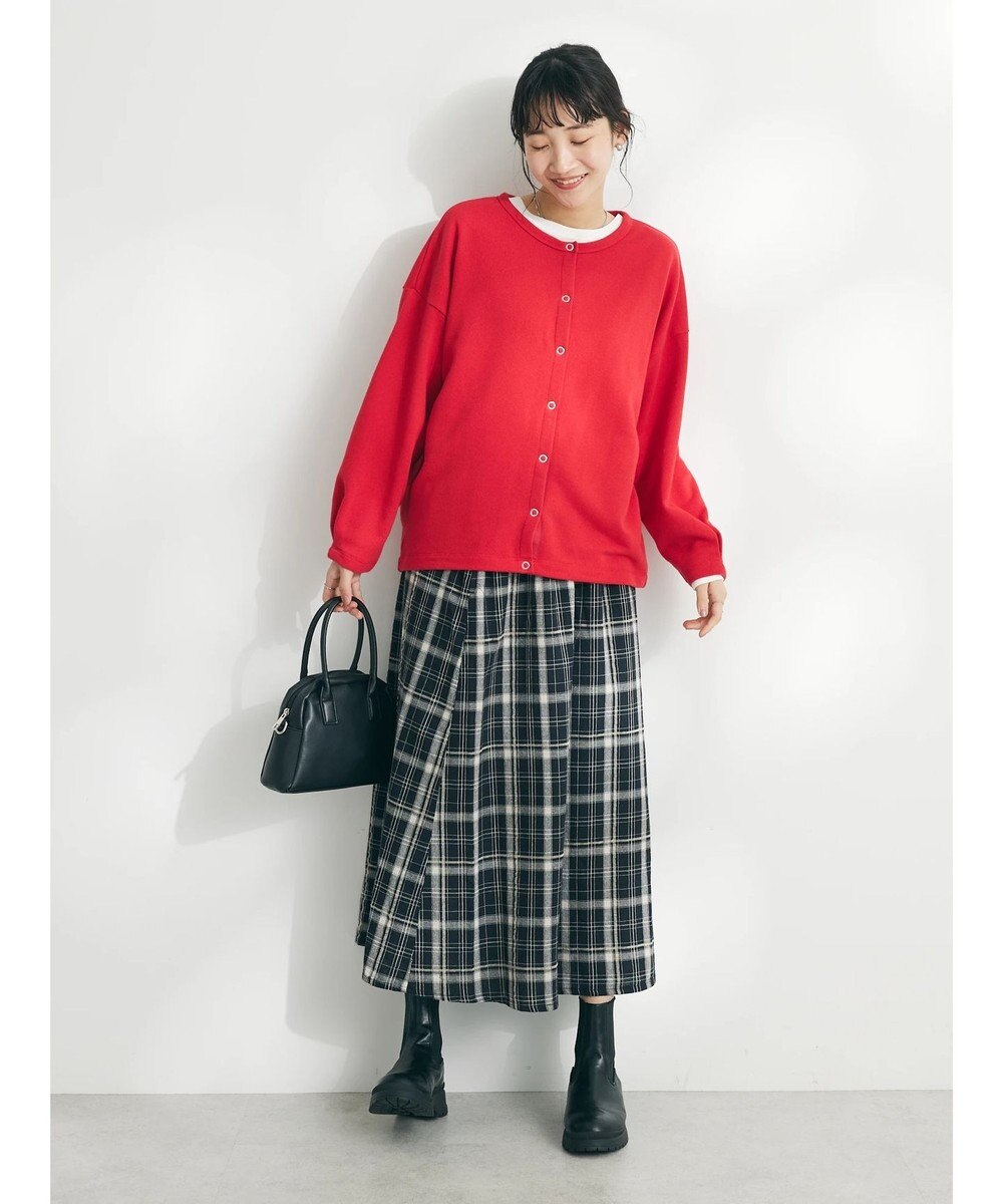 CRAFT STANDARD BOUTIQUE 裏毛リングドットカーディガン 