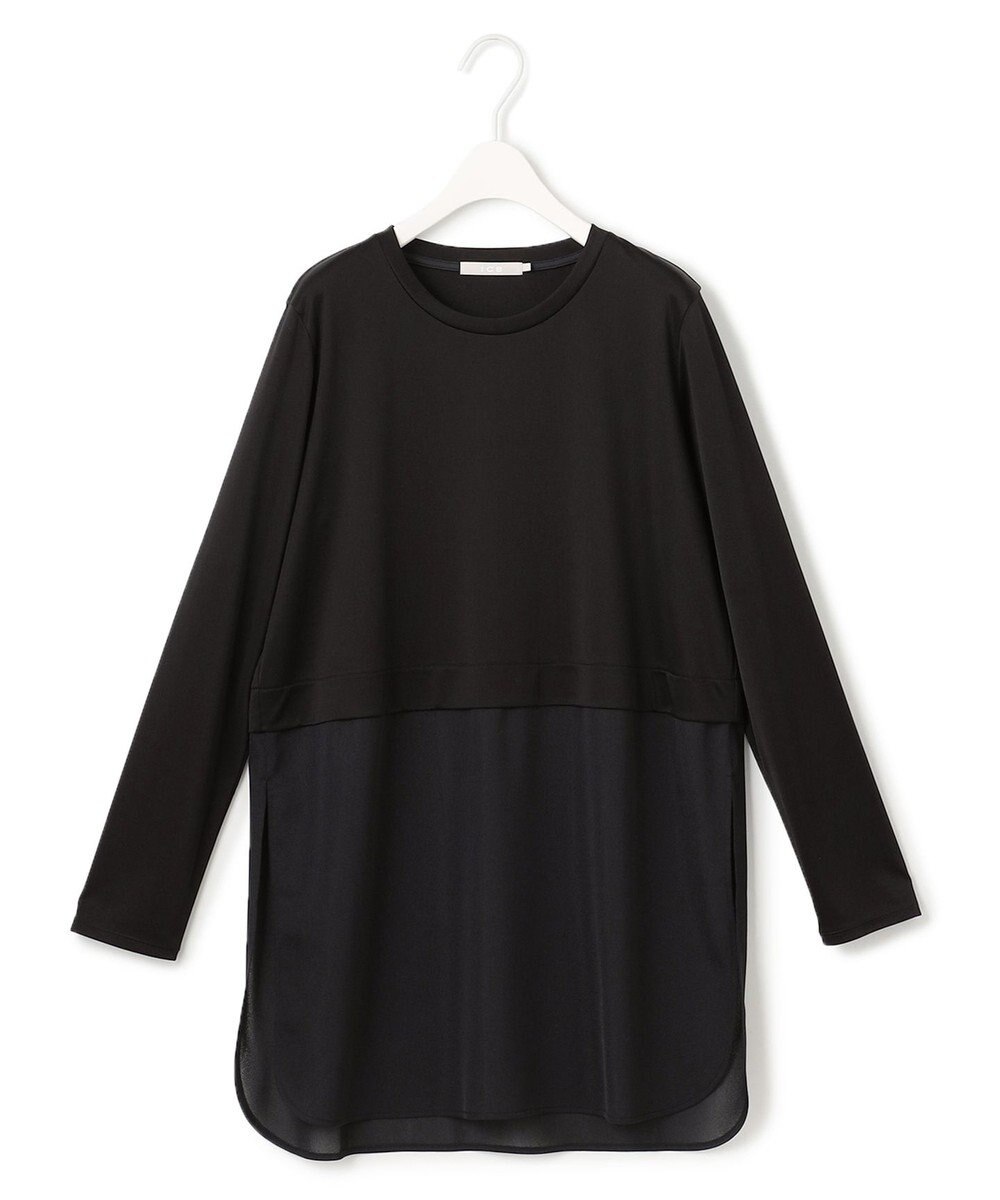 ICB 【洗える】シアージャージーコンビ カットソー 