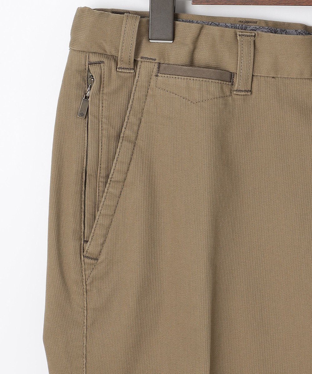 JOSEPH ABBOUD 【ウエストも伸びる】オーガニックストレッチピケ パンツ 