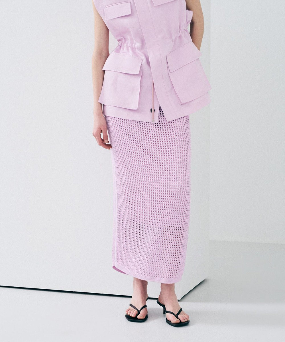 uncrave メッシュニット タイトスカート 