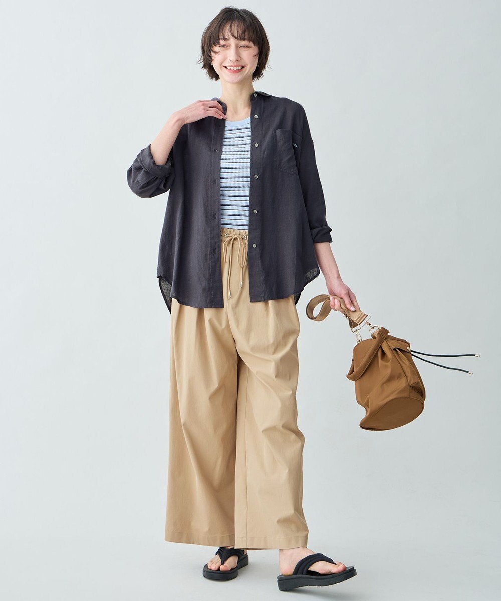 ANY 【Sサイズあり】ヨーロピアンリネンオーバーシャツ 