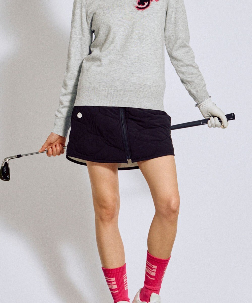 PW CIRCULUS 【WOMEN】キルティング中綿リバーシブルスカート  ゴルフウェア レディース 