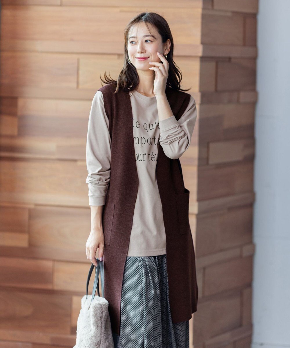 ANY マシュマロニットジレ 