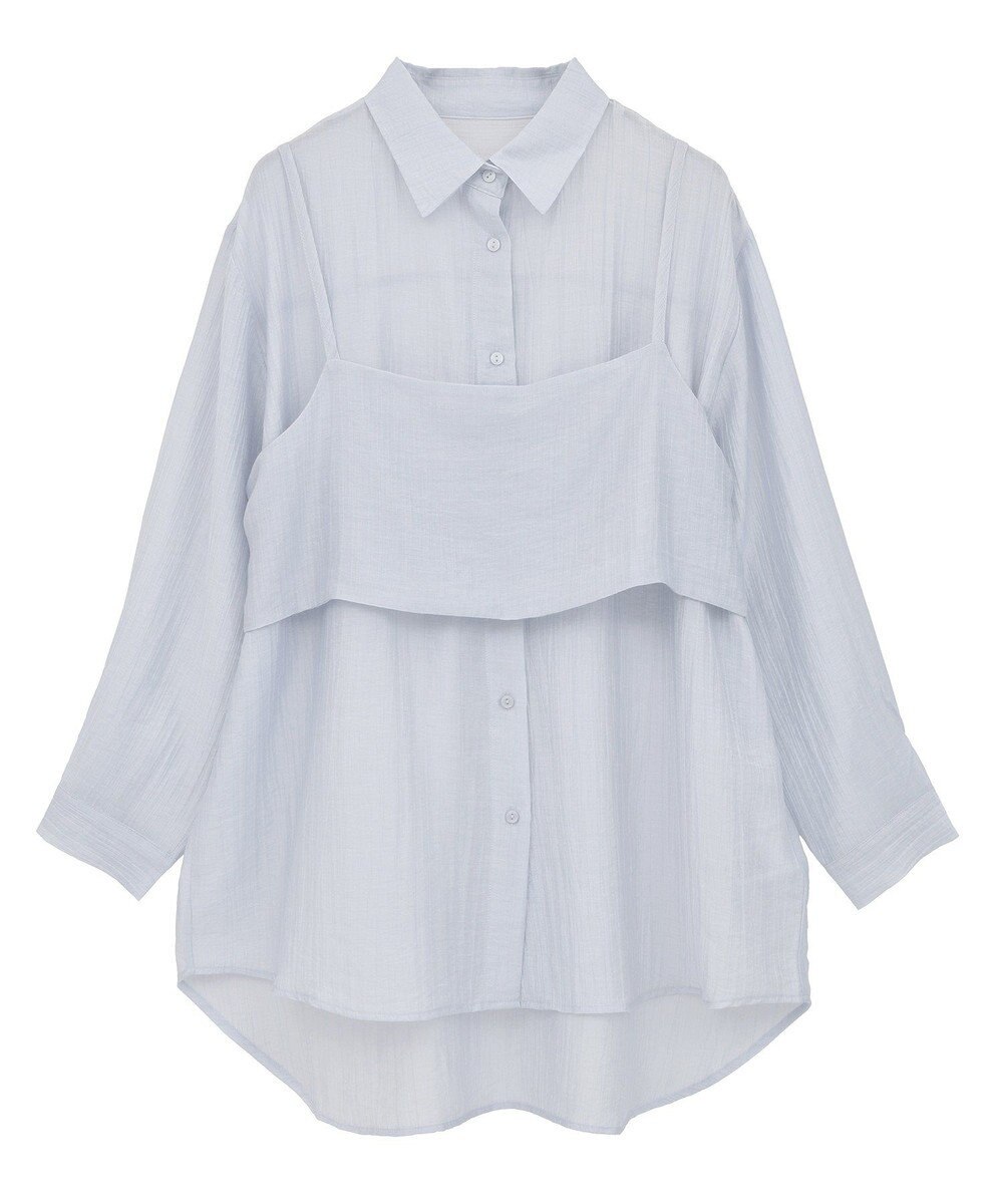 Green Parks ＳＥＴ２点シアーシャツ＋ビスチェ 