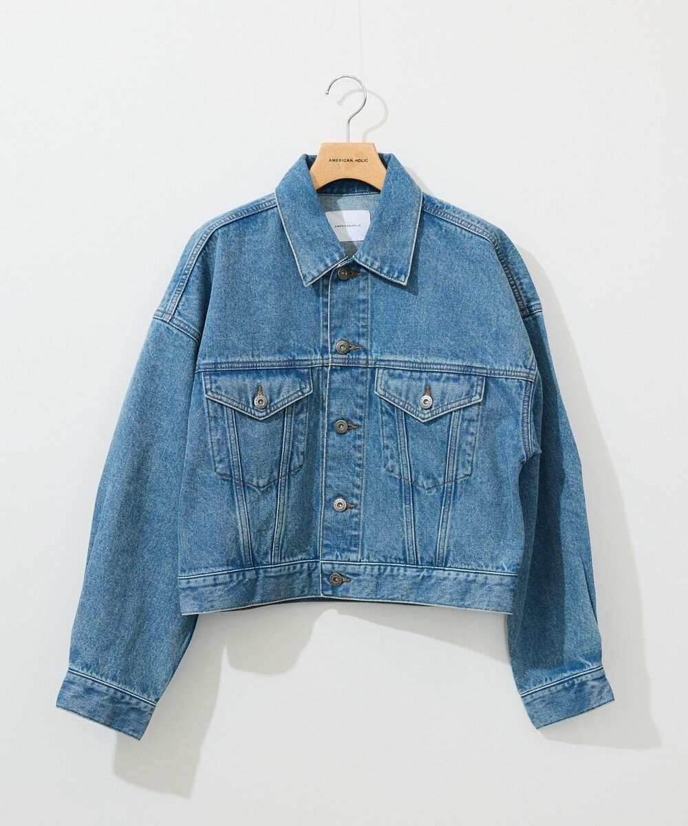 AMERICAN HOLIC ショート丈デニムジャケット 