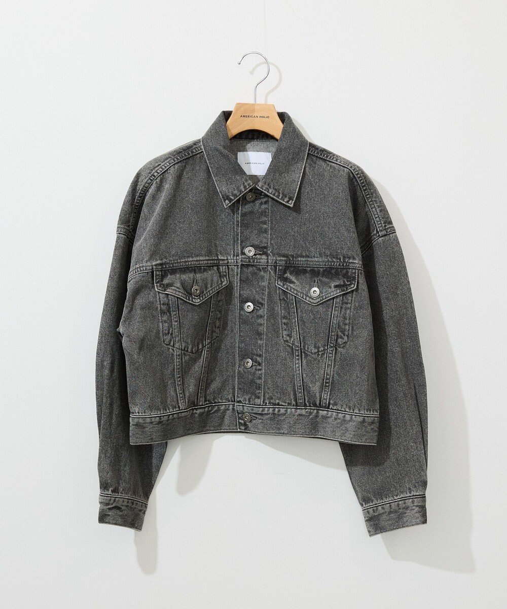 AMERICAN HOLIC ショート丈デニムジャケット 