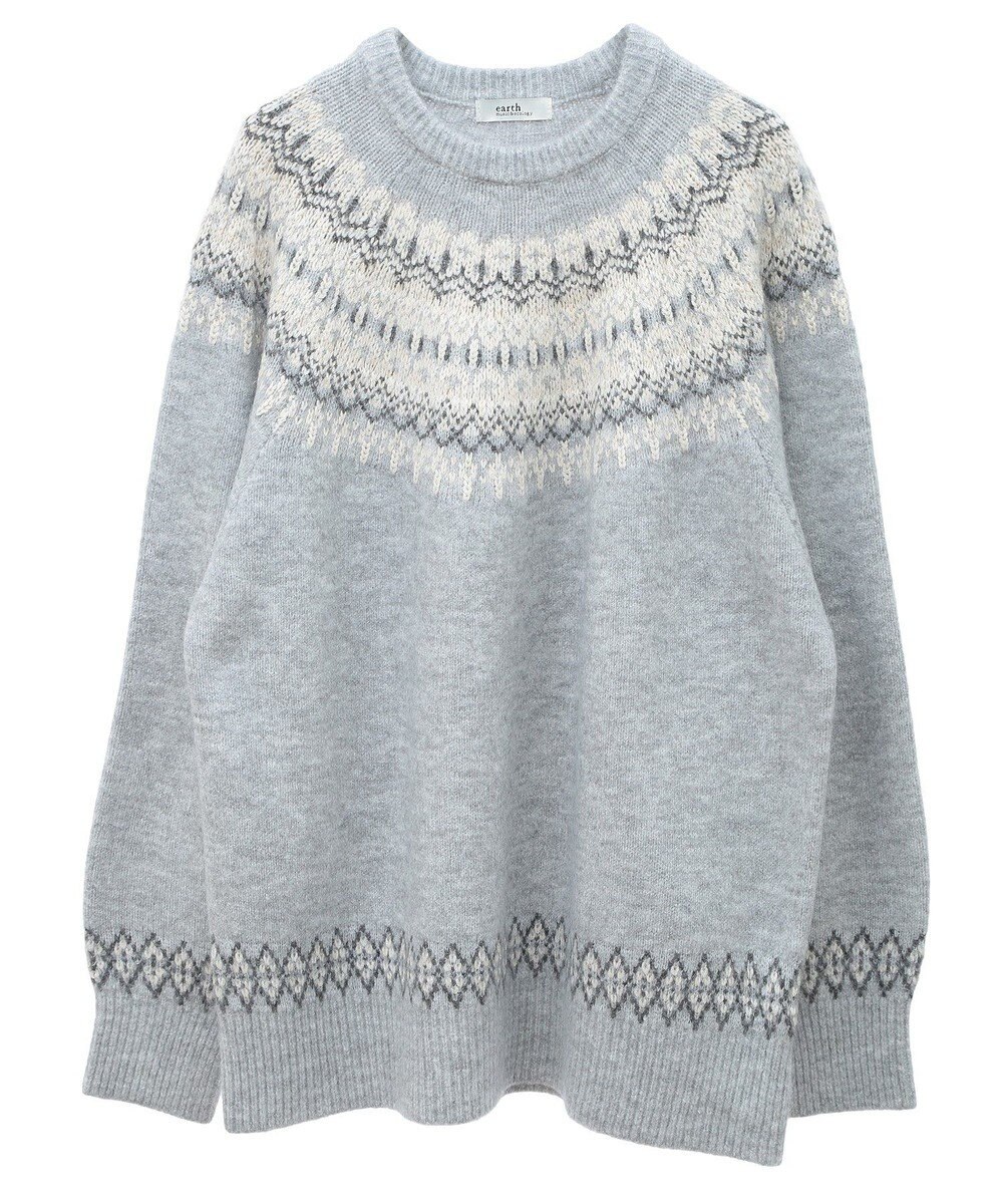 earth music&ecology オーロララメノルディックチュニック 