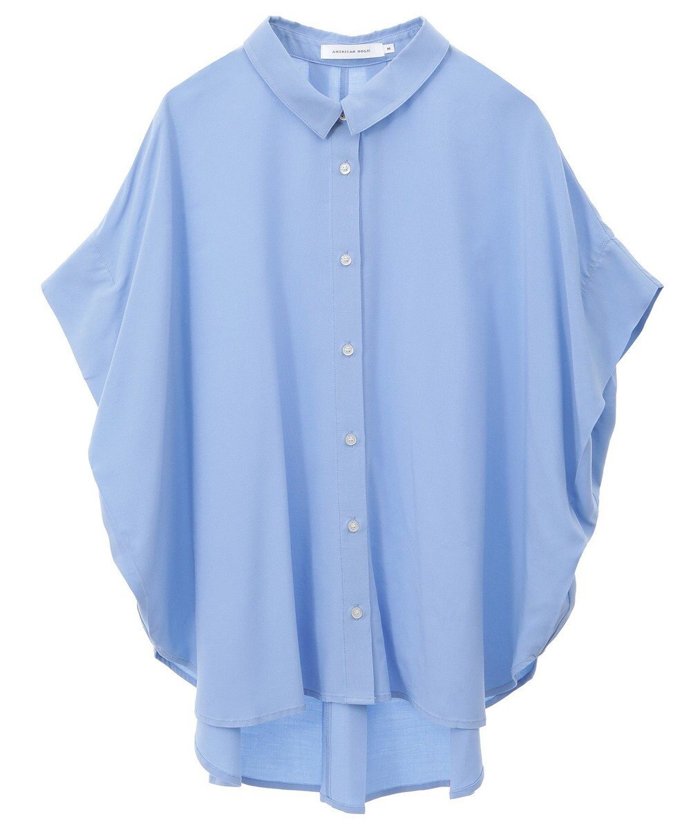 AMERICAN HOLIC 【接触冷感】タックフレンチスリーブシャツ 