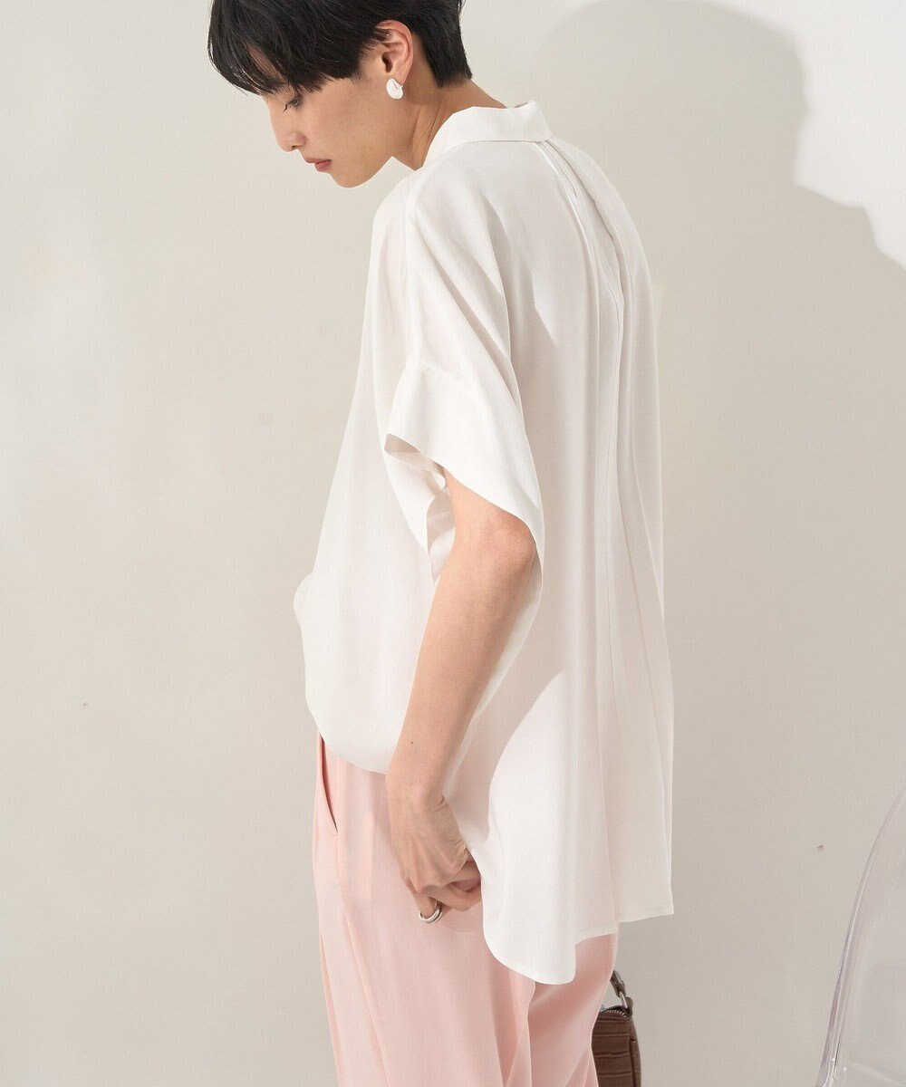 AMERICAN HOLIC 【接触冷感】タックフレンチスリーブシャツ 