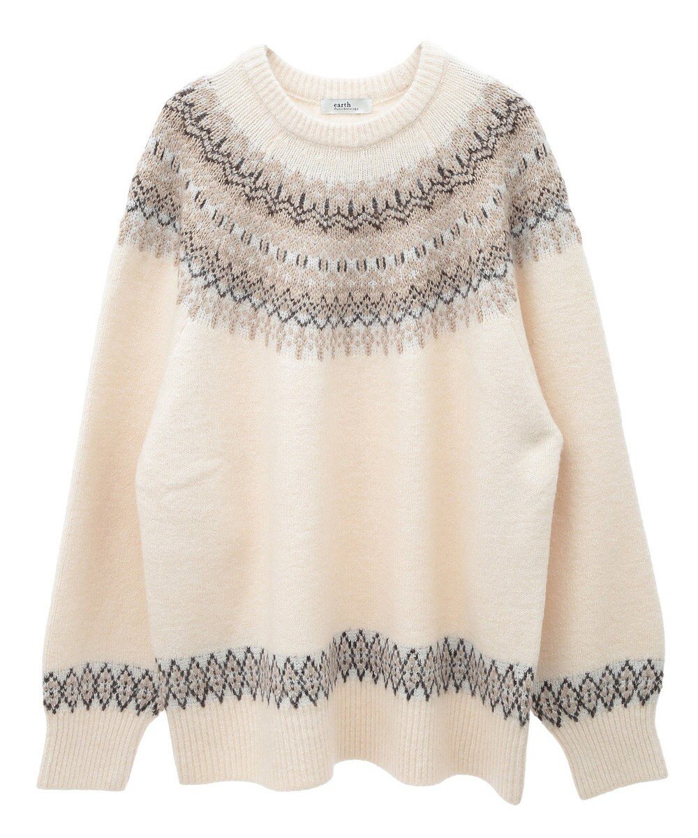 earth music&ecology オーロララメノルディックチュニック 