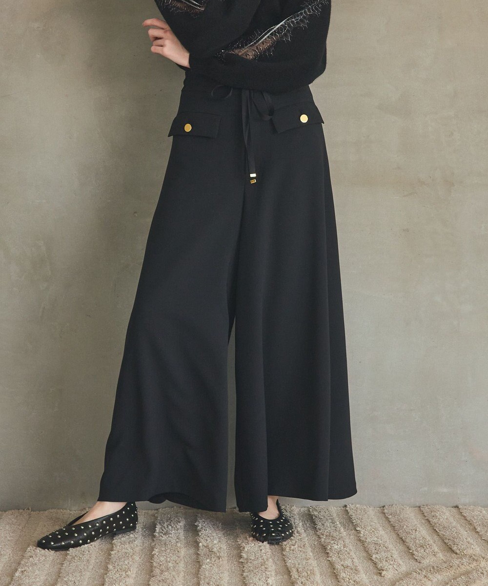 GRACE CONTINENTAL ワイドフレアパンツ 