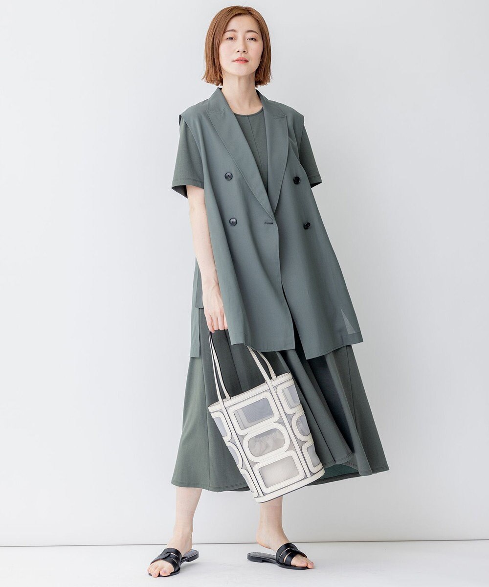 23区 【洗える】シアー ジレ 