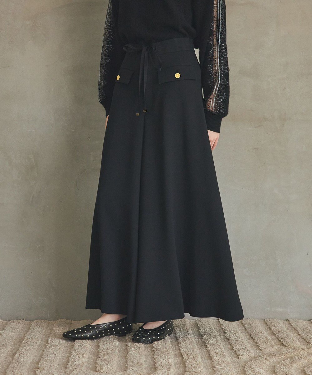 GRACE CONTINENTAL ワイドフレアパンツ 