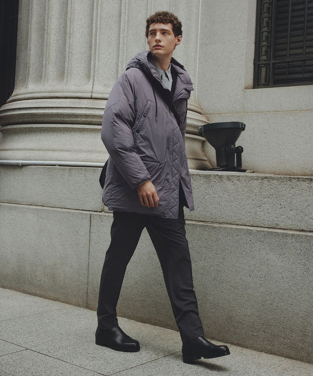 UNFILO MENS スマート テーパードパンツ [24年秋冬商品] 