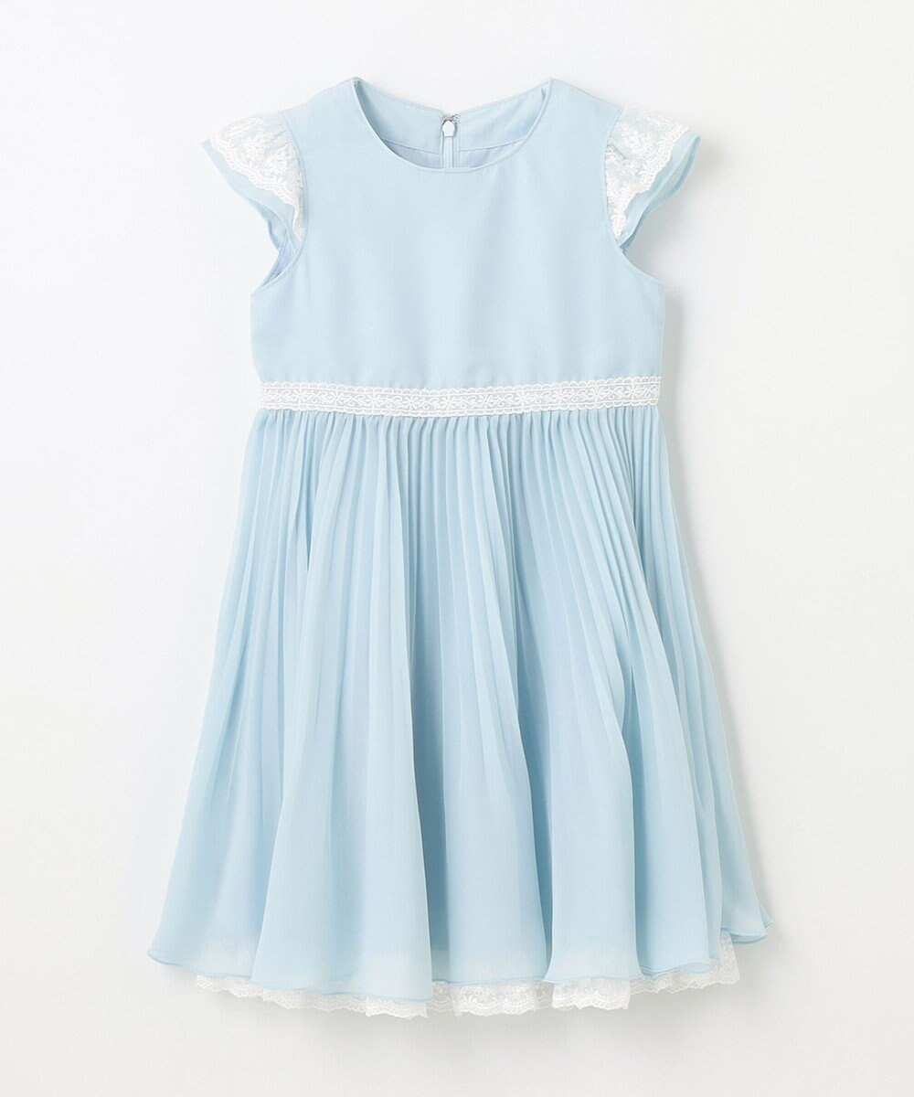 ANY KIDS シフォン プリーツ ワンピース 