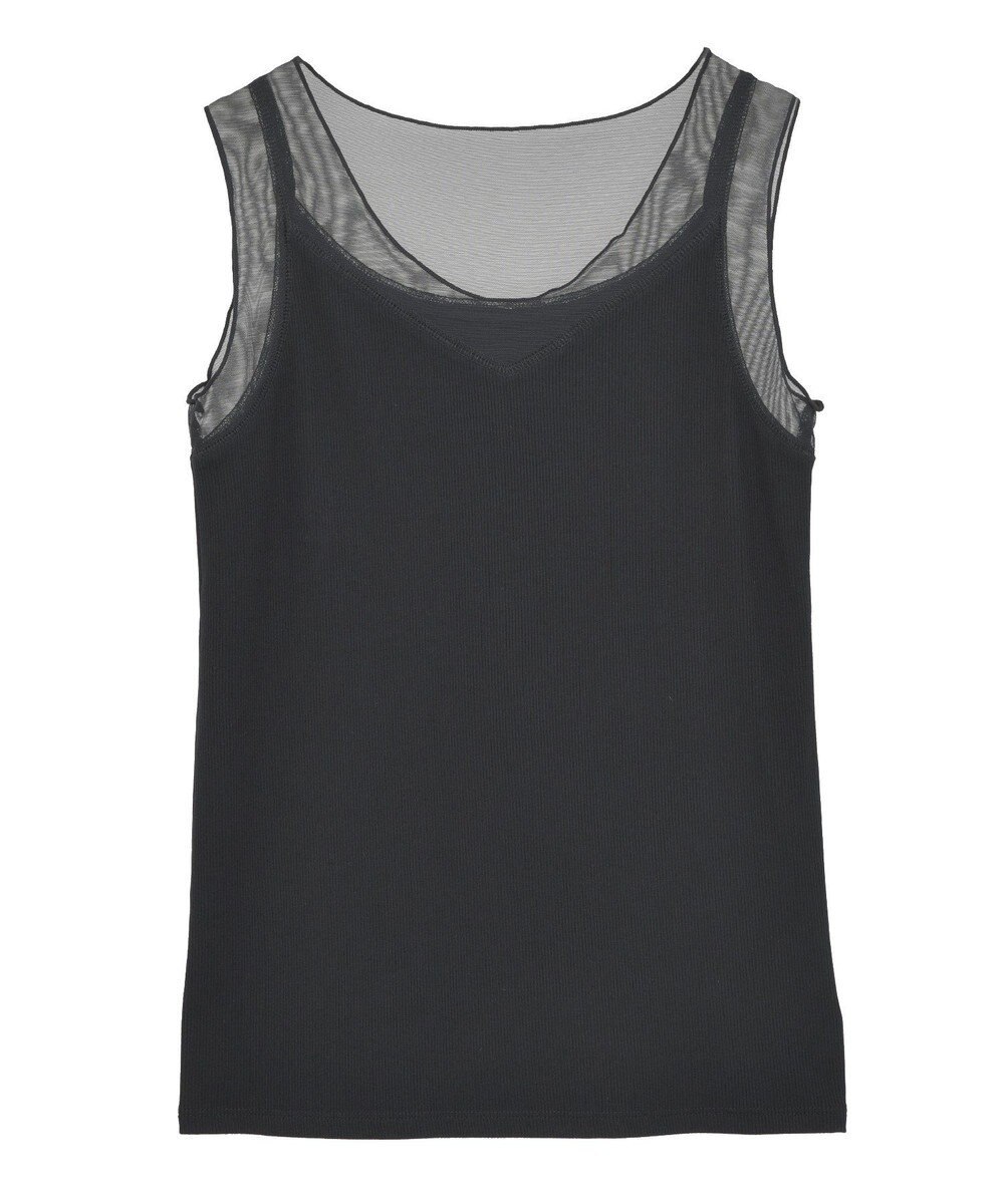 YECCA VECCA チュールMIXリブインナー 