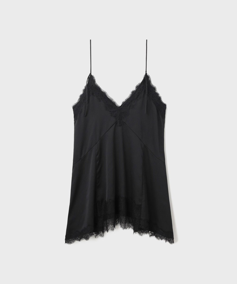 GRACE CONTINENTAL サテンレースキャミ 