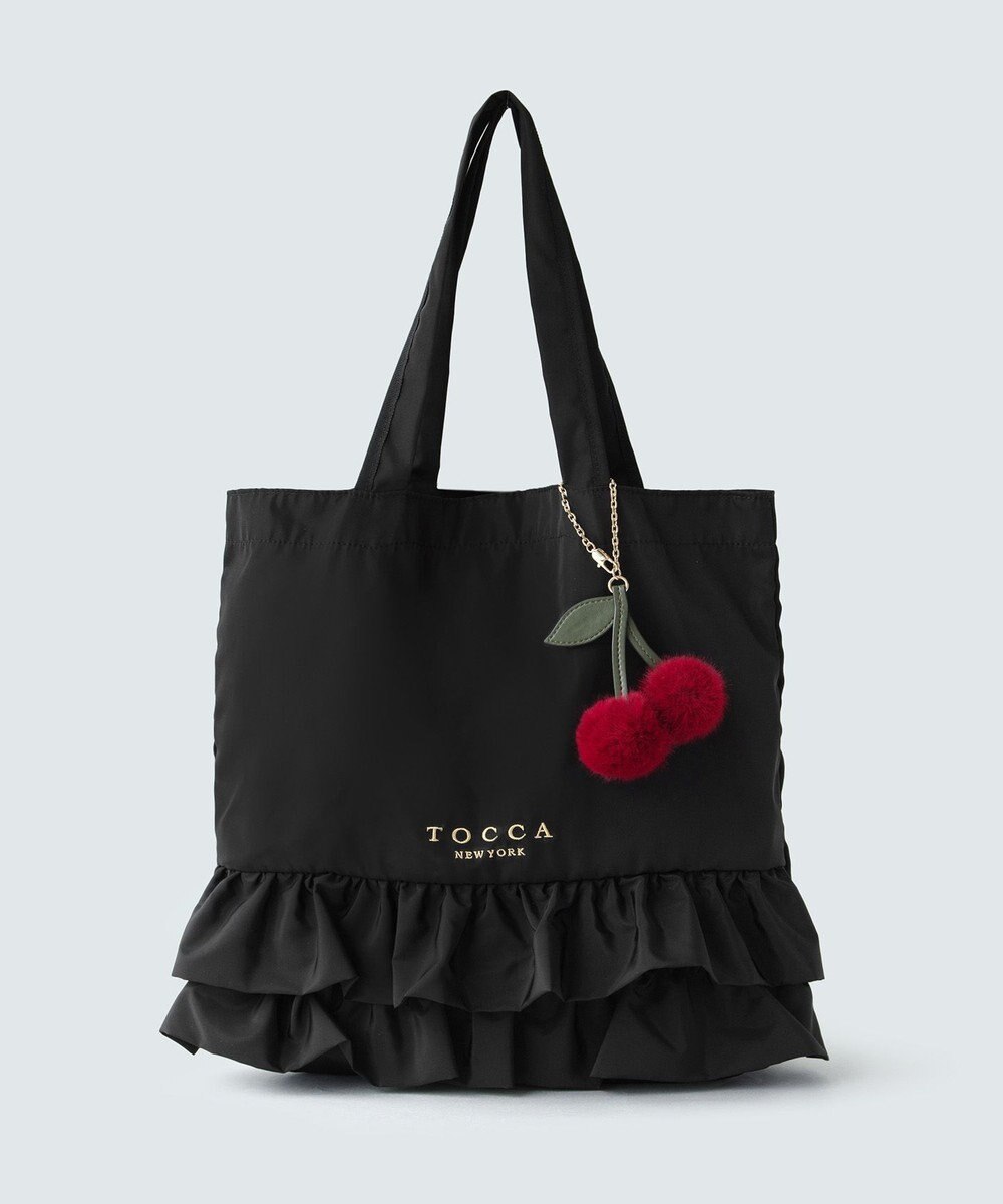 TOCCA SOGNO FUR CHARM TOTE トートバッグ【WEB＆一部店舗限定・A4サイズ対応】 