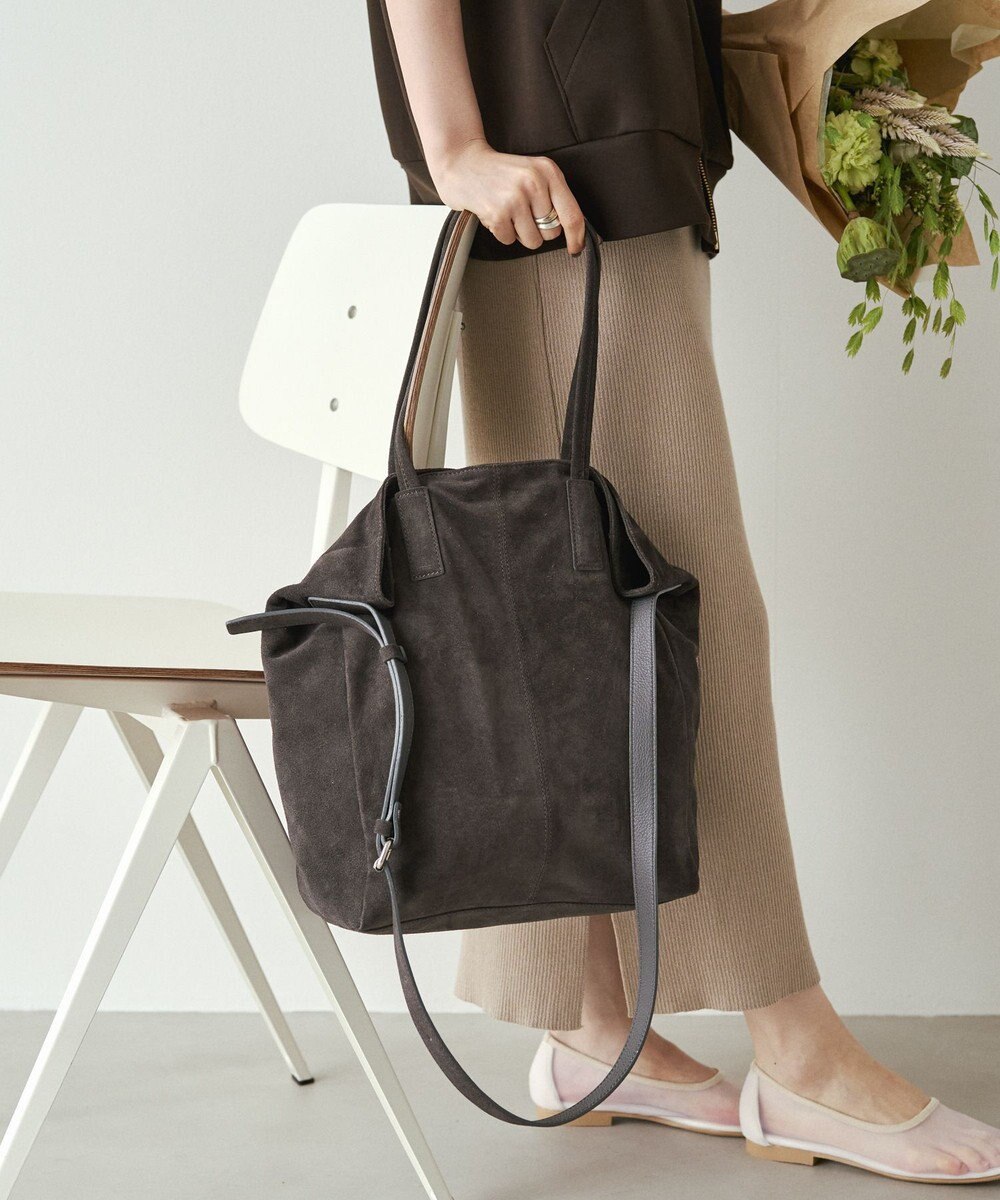 russet スエード2WAYトートバッグ(CE-1577) 