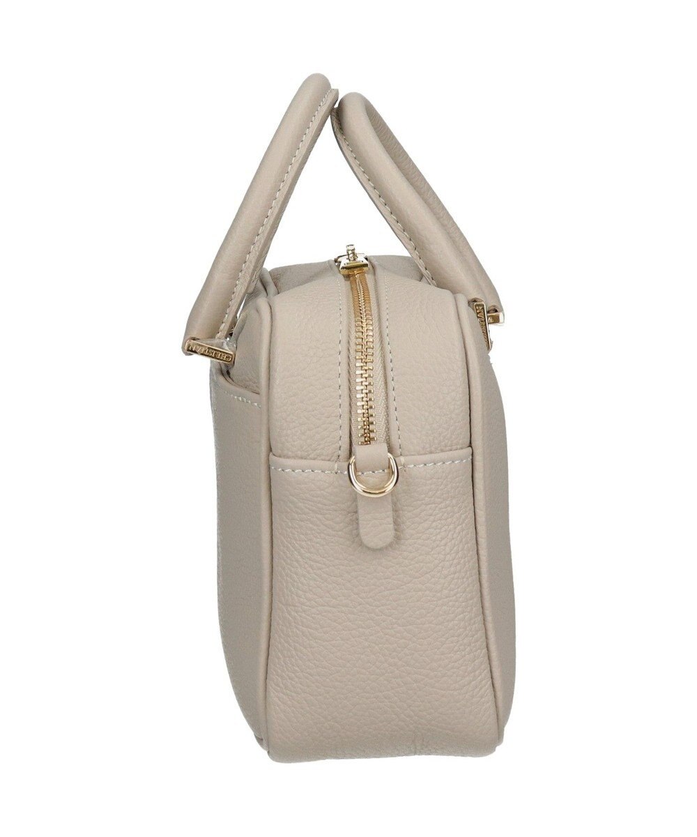 INTER-CHAUSSURES 【CHRISTIAN VILLA】ボックスシルエットレザーハンドバッグ 