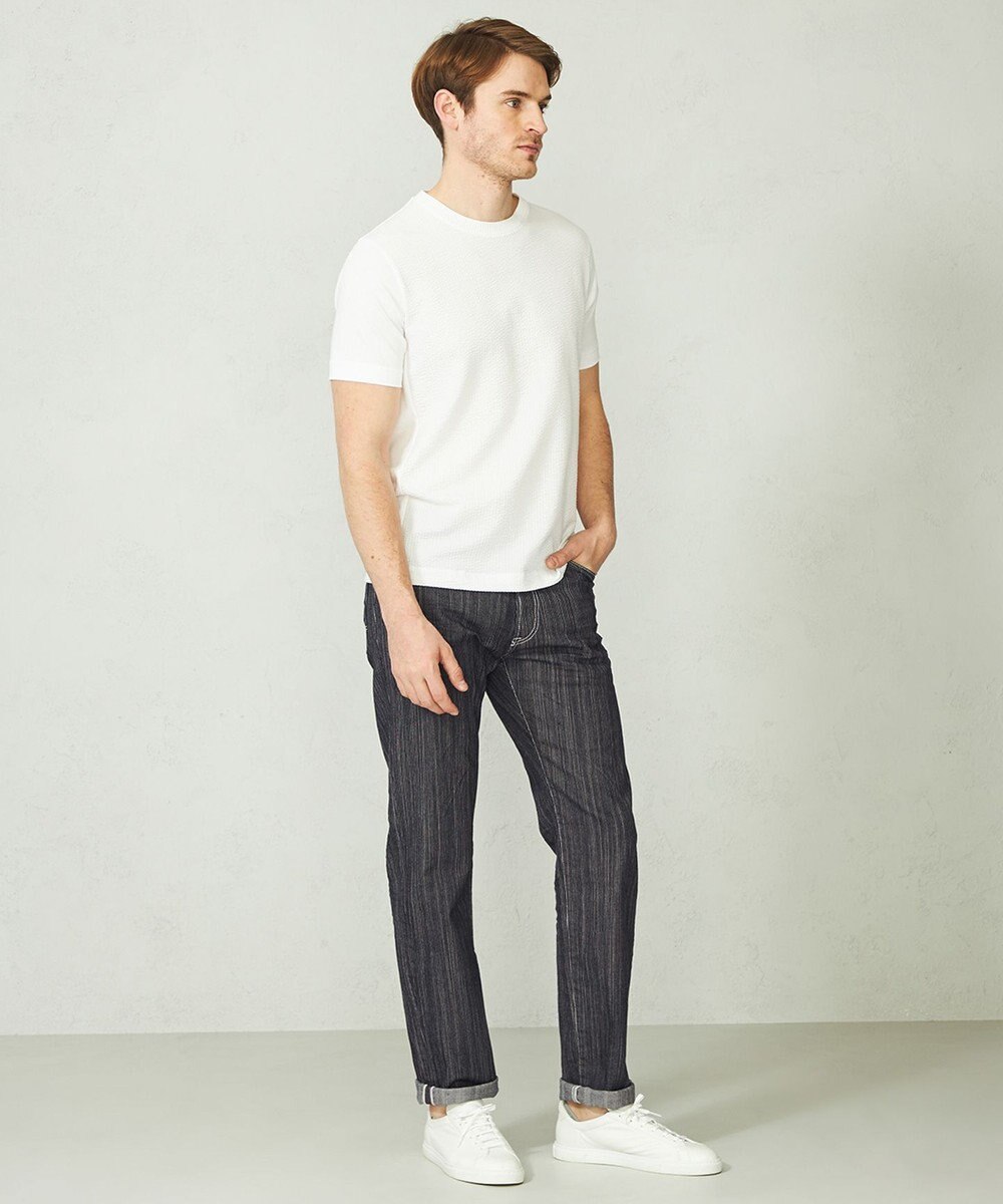 JOSEPH ABBOUD 【オーガニックコットン使用】JOE COTTONサッカークルーネックTシャツ 