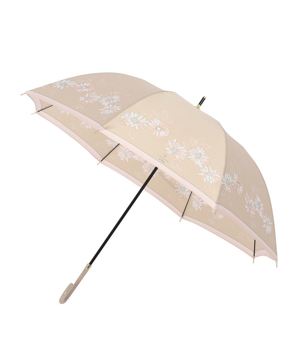 MOONBAT 【雨傘】ランバン　オン　ブルー (LANVIN en Bleu) 花柄 プリント 長傘 