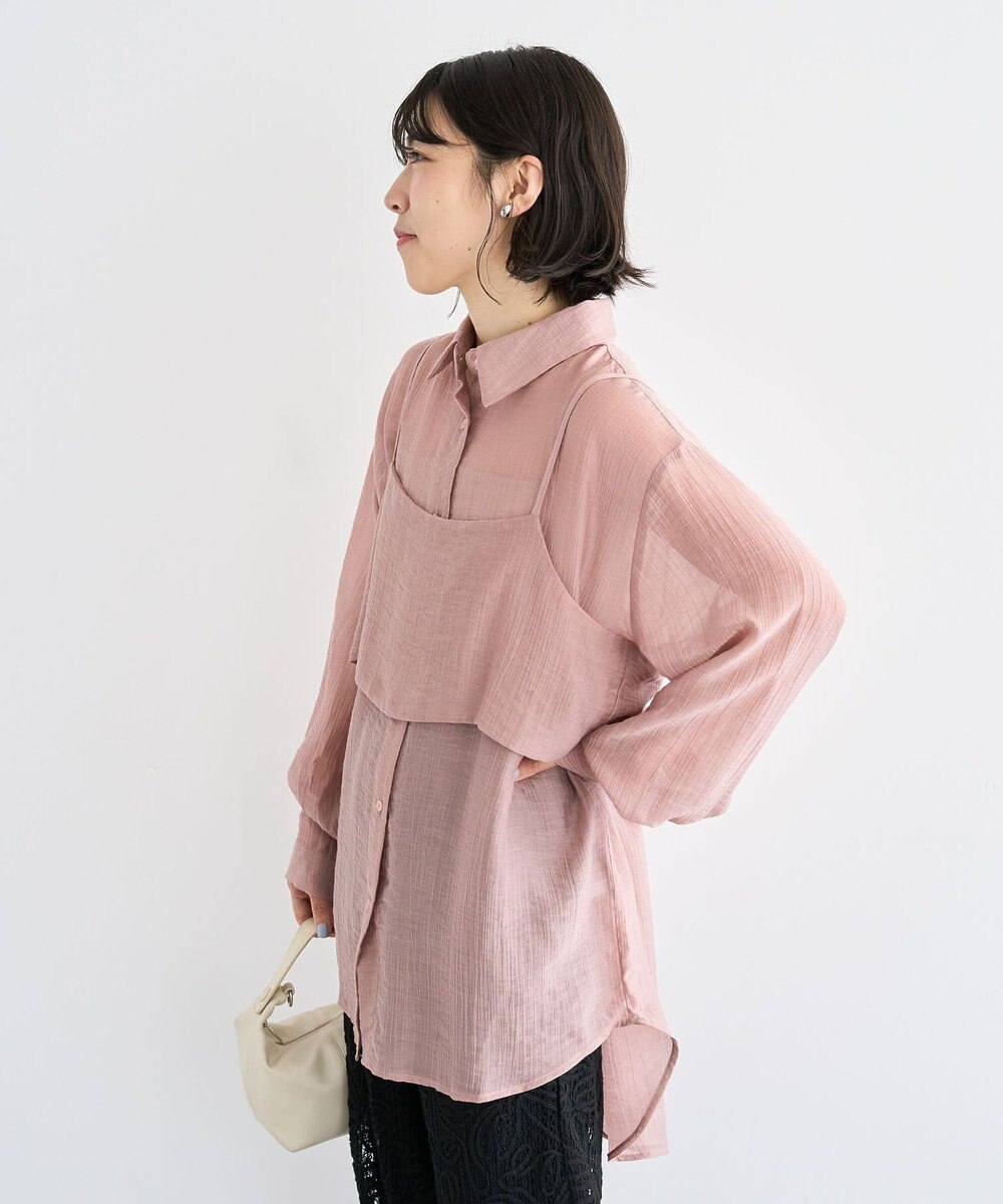 Green Parks ＳＥＴ２点シアーシャツ＋ビスチェ 