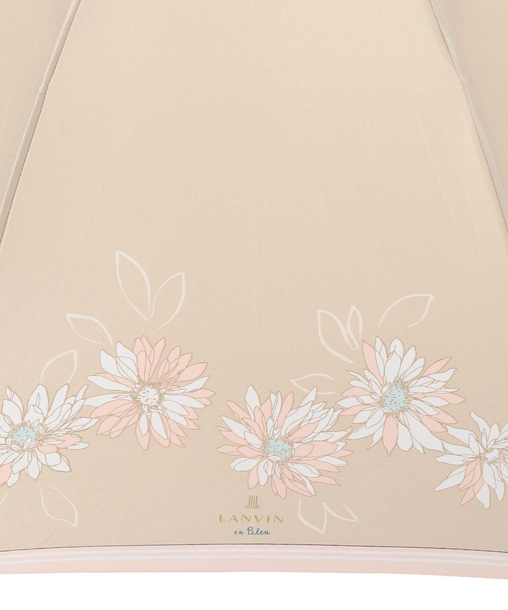 MOONBAT 【雨傘】ランバン　オン　ブルー (LANVIN en Bleu) 花柄 プリント 長傘 