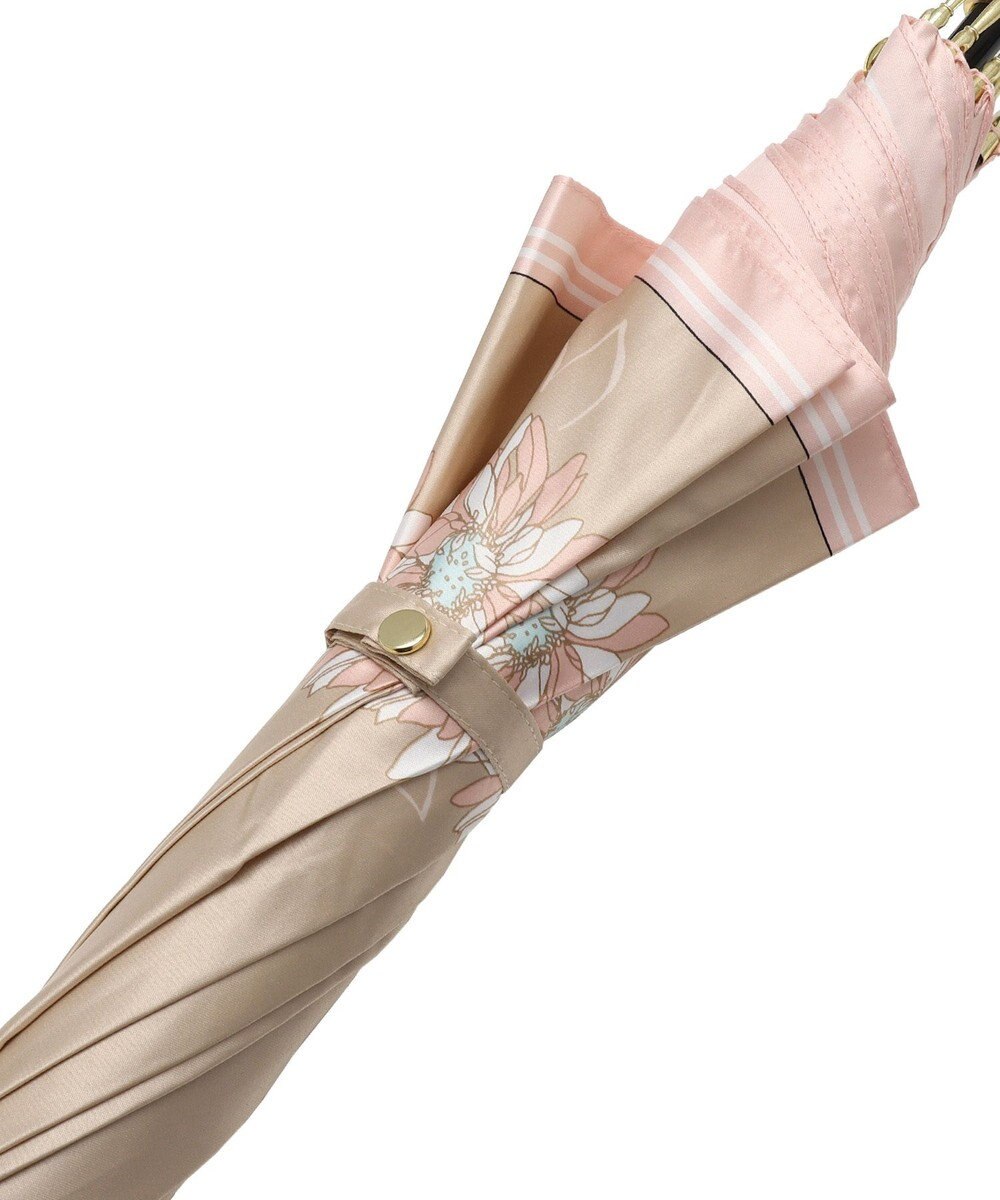 MOONBAT 【雨傘】ランバン　オン　ブルー (LANVIN en Bleu) 花柄 プリント 長傘 