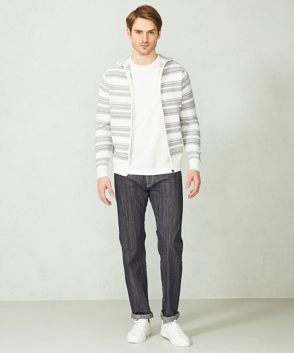 JOSEPH ABBOUD 【オーガニックコットン使用】JOE COTTONサッカークルーネックTシャツ 