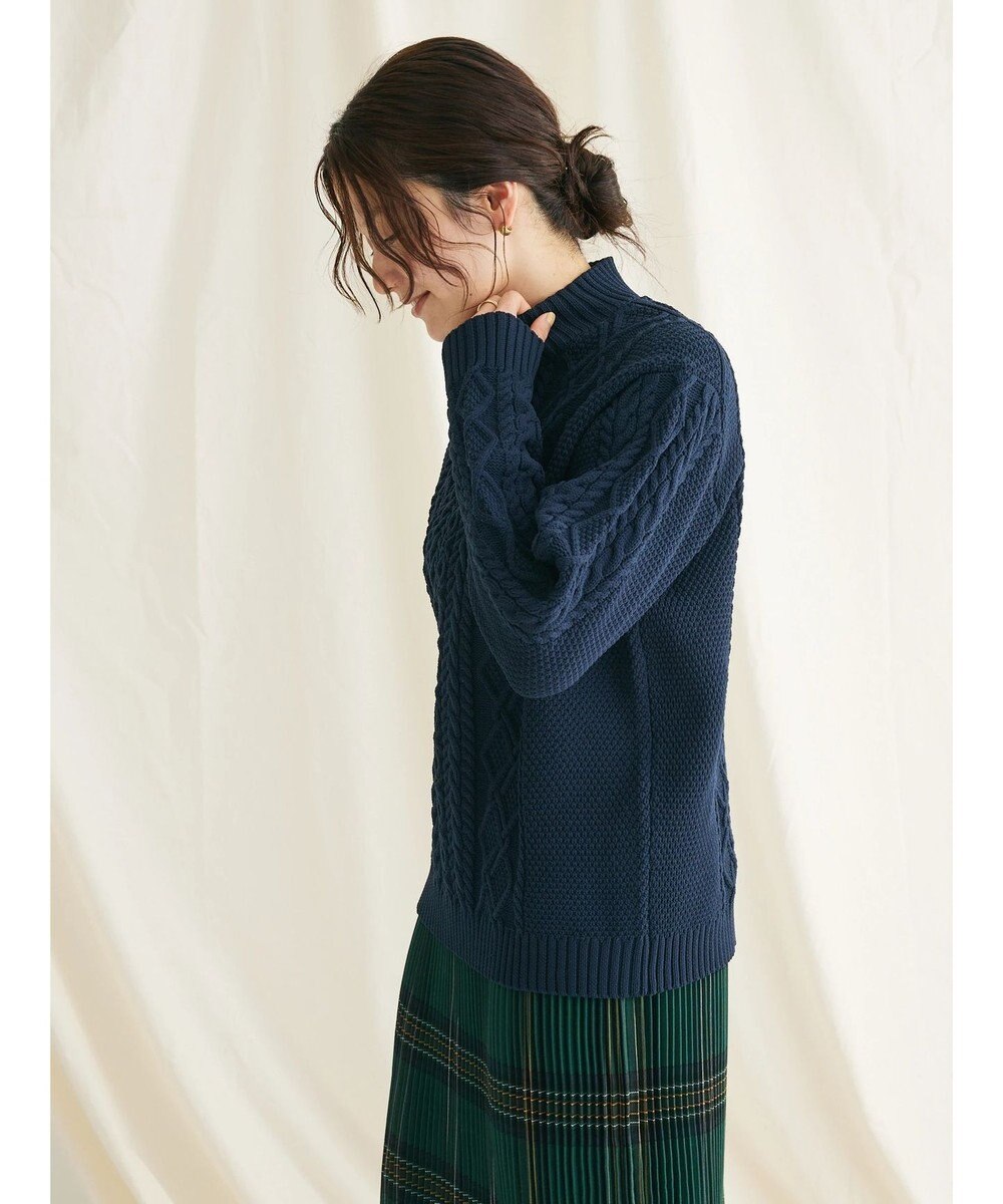 CRAFT STANDARD BOUTIQUE リサイクルポリエステルヘンリーネックプルオーバー 