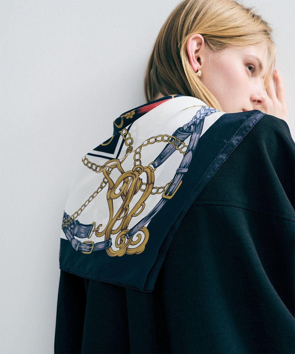 uncrave チェーン シルクスカーフ 