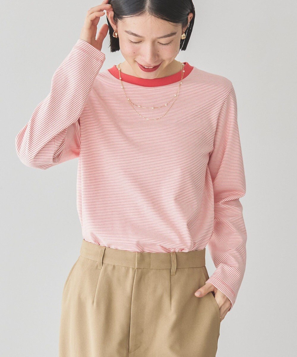 AMERICAN HOLIC クルーネックカットプルオーバー 