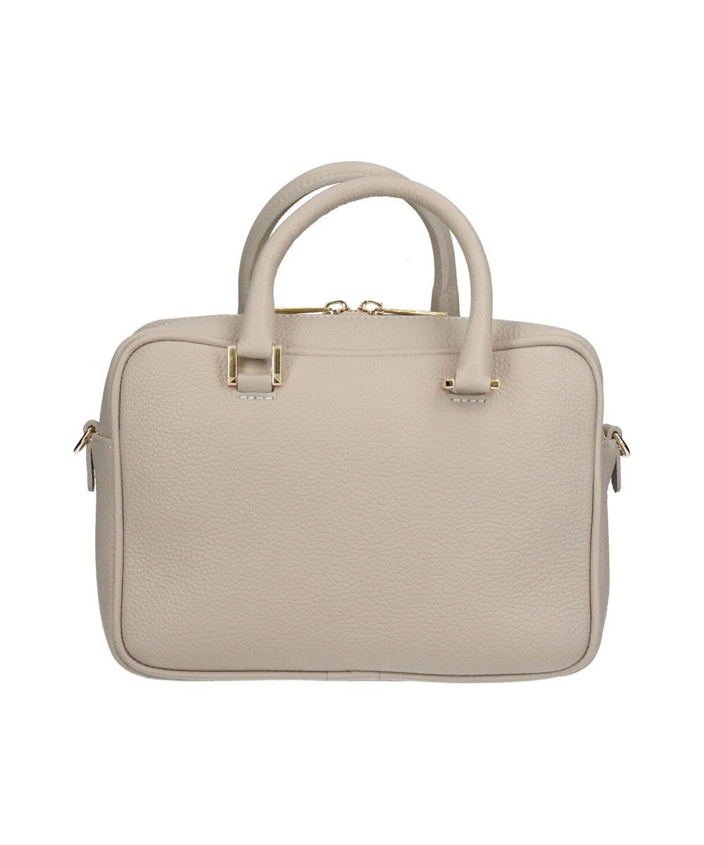 INTER-CHAUSSURES 【CHRISTIAN VILLA】ボックスシルエットレザーハンドバッグ 