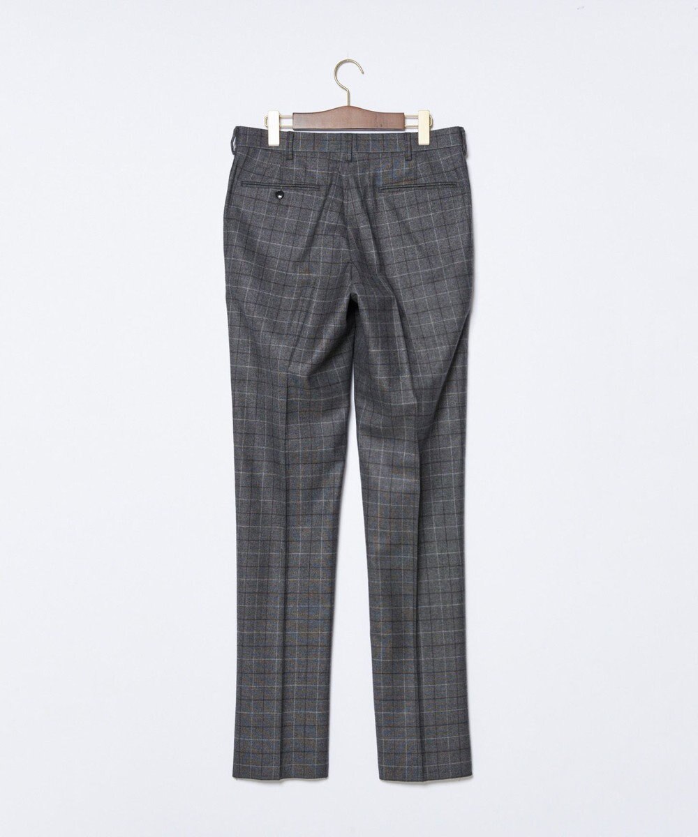 J.PRESS MEN 【TREATMENT WOOL】ストレッチサキソニーチェック スラックス 