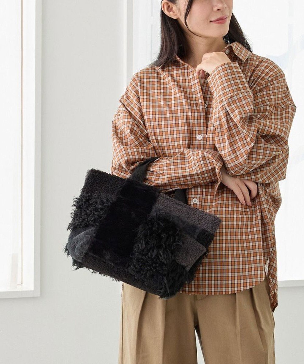 ROOTOTE 3652【フェイクファーのパッチワーク】SC.デリ.ツグツグ-A 