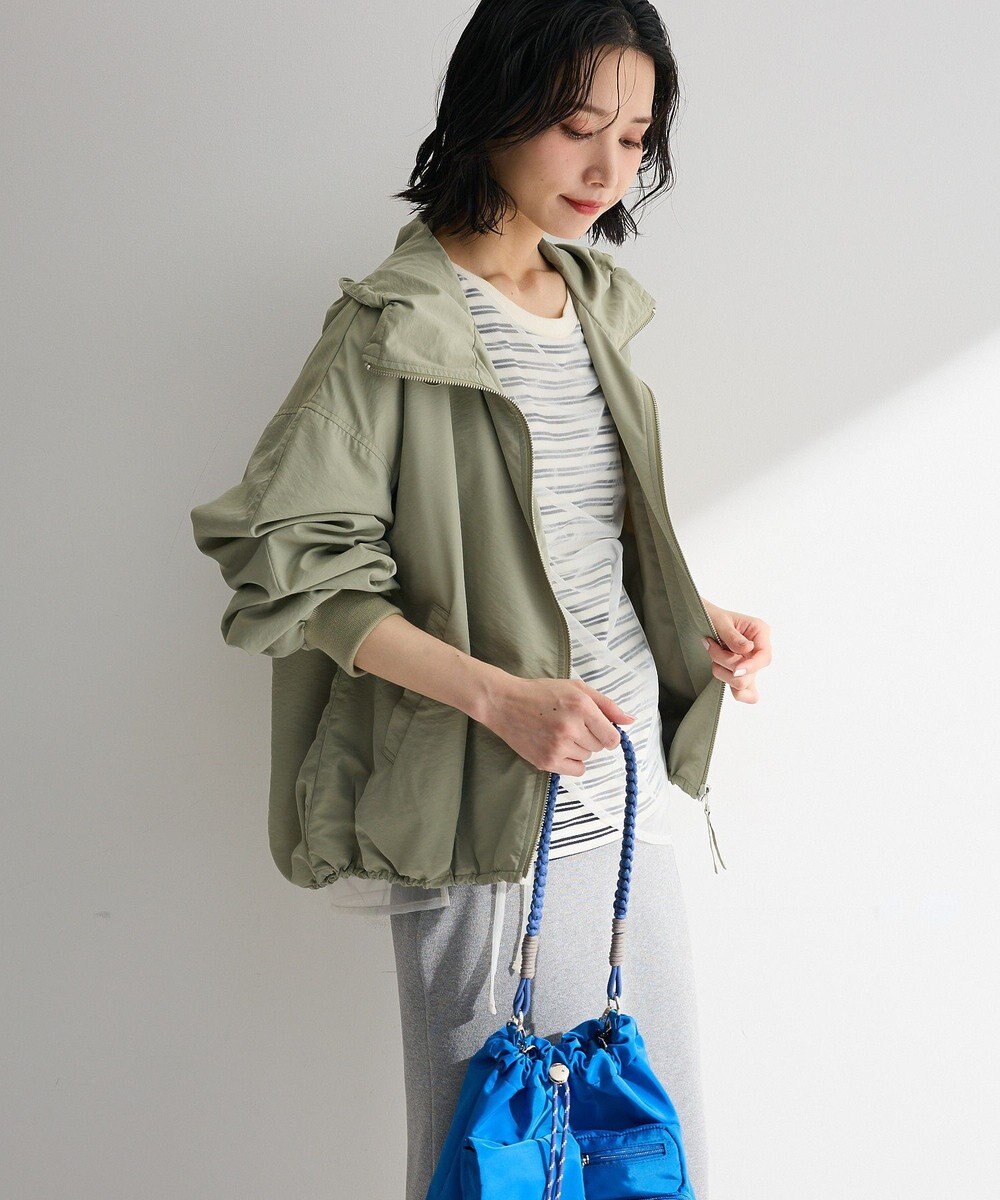 Green Parks 撥水加工フード付ブルゾン 