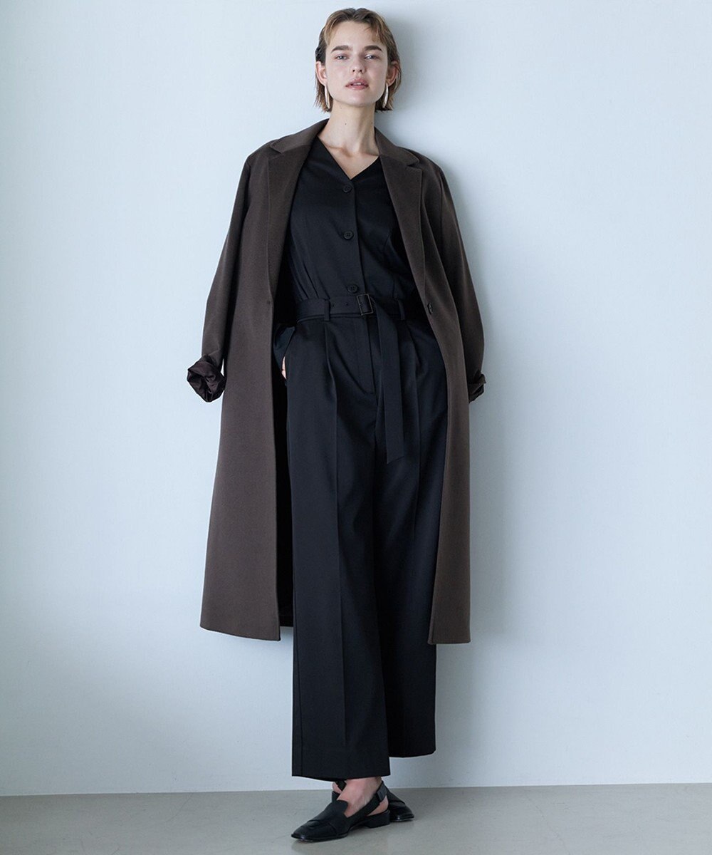 ICB ピュアカシミヤ チェスターコート 